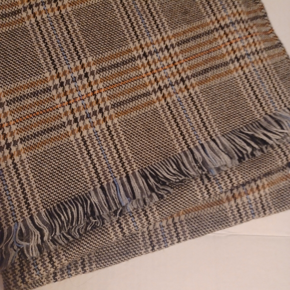 Buffalo Check Plaid Print Blanket Scarf - Picture 4 of 6